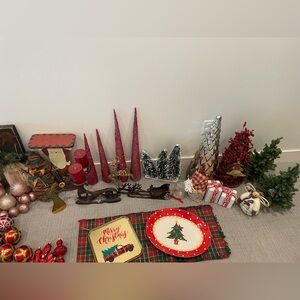 Christmas decor lot